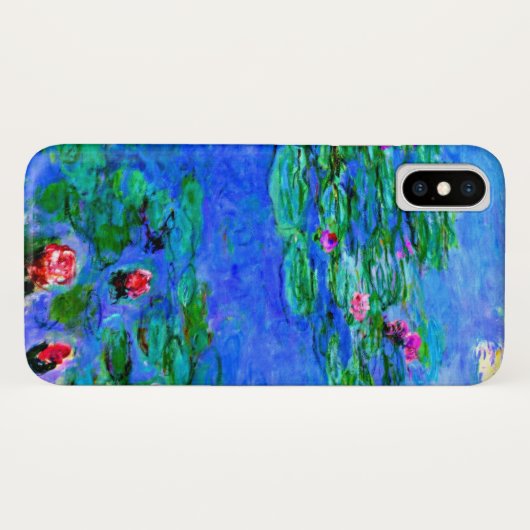 Monet - Watergelilies (rood) Case-Mate iPhone Case (Achterkant (horizontaal))