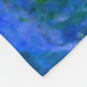Monet - Watergelilies (rood) Fleece Deken (Hoek)