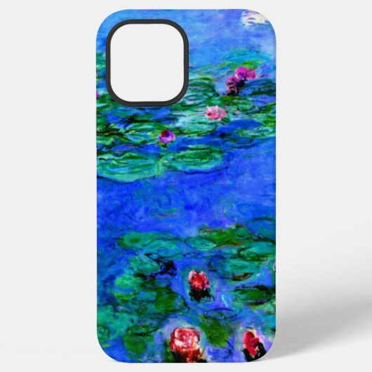 Monet - Watergelilies (rood) iPhone Hoesje (Achterkant)