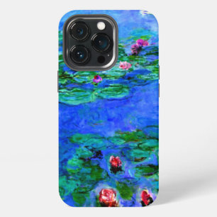 Monet - Watergelilies (rood) iPhone 13 Pro Hoesje