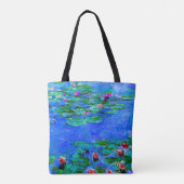 Monet - watergelilies (rood) tote bag (Achterkant)