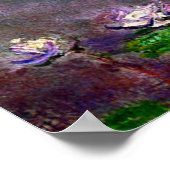 Monet - Watergelilies, wolken Poster (Hoek)