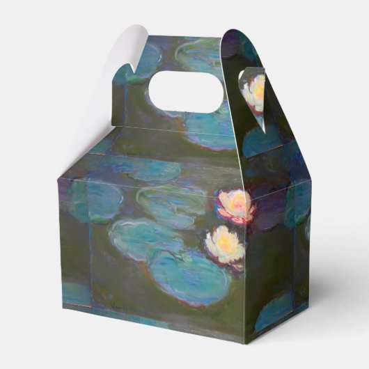 Monet Waterlelie Lelies Vijver Waterlelies Schilde Bedankdoosjes (Achterkant)