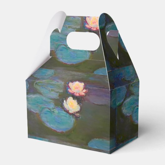 Monet Waterlelie Lelies Vijver Waterlelies Schilde Bedankdoosjes (Voorkant Zijde)