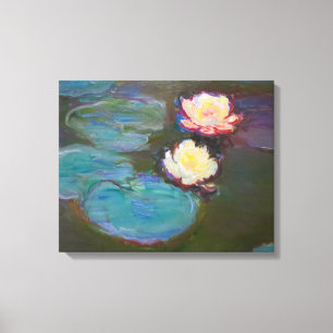 Monet Waterlelie Lelies Vijver Waterlelies Schilde Canvas Afdruk