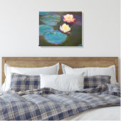 Monet Waterlelie Lelies Vijver Waterlelies Schilde Canvas Afdruk (Insitu (Slaapkamer))
