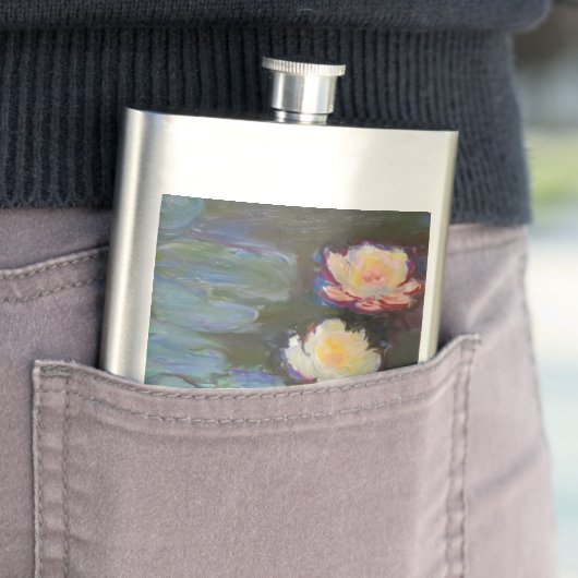 Monet Waterlelie Lelies Vijver Waterlelies Schilde Flacon (Voorbeeld)