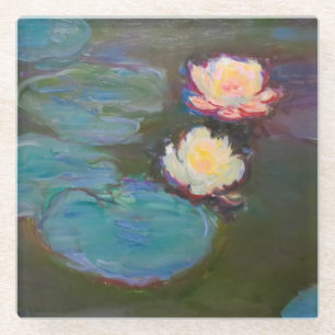 Monet Waterlelie Lelies Vijver Waterlelies Schilde Glazen Onderzetter