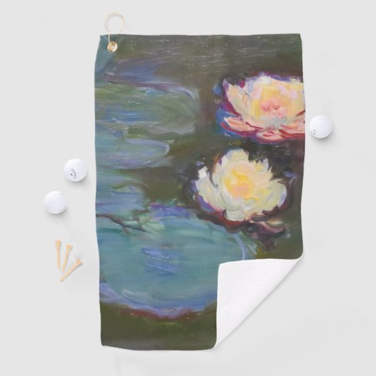 Monet Waterlelie Lelies Vijver Waterlelies Schilde Golfhanddoek (Insitu)