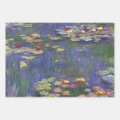 Monet Waterlelie Lelies Vijver Waterlelies Schilde Inpakpapier Vel (Voorkant 2)