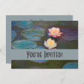 Monet Waterlelie Lelies Vijver Waterlelies Schilde Kaart (Voorkant / Achterkant)