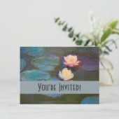 Monet Waterlelie Lelies Vijver Waterlelies Schilde Kaart (Staand voorkant)