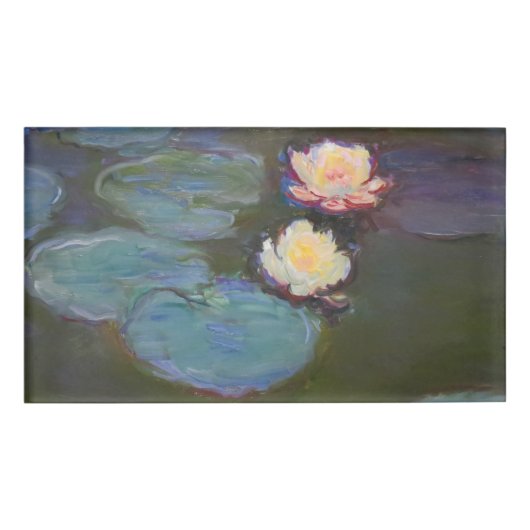 Monet Waterlelie Lelies Vijver Waterlelies Schilde Naambadge (Voorkant)