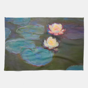 Monet Waterlelie Lelies Vijver Waterlelies Schilde Theedoek