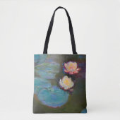 Monet Waterlelie Lelies Vijver Waterlelies Schilde Tote Bag (Voorkant)