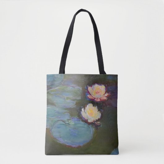 Monet Waterlelie Lelies Vijver Waterlelies Schilde Tote Bag (Voorkant)
