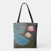 Monet Waterlelie Lelies Vijver Waterlelies Schilde Tote Bag (Achterkant)