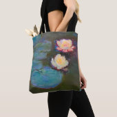Monet Waterlelie Lelies Vijver Waterlelies Schilde Tote Bag (Dichtbij)