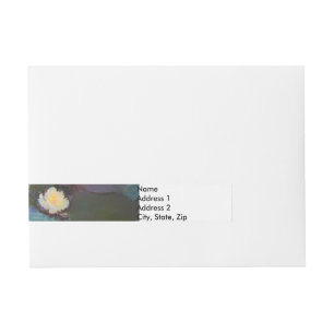 Monet Waterlelie Lilies Vijver Waterlelies Schilde Adreslabel Wikkel