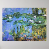 Monet - Waterlelies, 1914-1915, kunstschilderij Poster (Voorkant)