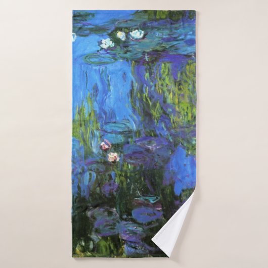 Monet - Waterlelies, 1914-1917 Badhanddoek (Badhanddoek)