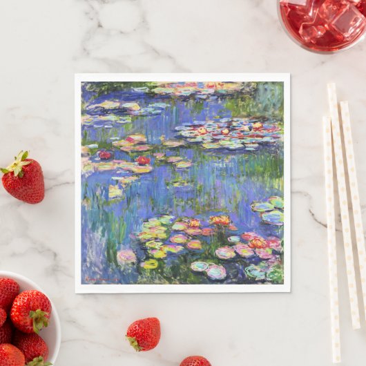 Monet - Waterlelies, 1916, Servet (Insitu)