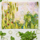 Monet Waterlelies 1917-1919 Kunst Theedoek (Gevouwen)