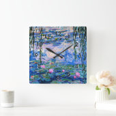 Monet - Waterlelies, 1919, beroemd schilderij Vierkante Klok (Huis)