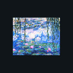 Monet - Waterlelies 1919, Canvas Afdruk<br><div class="desc">Claude Monet's beroemde schilderij,  Water Lilies,  1919.</div>