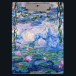 Monet - Waterlelies, 1919 Klembord<br><div class="desc">Claude Monet 1919 schilderij,  Waterlelies</div>