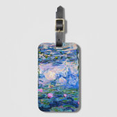Monet - Waterlelies, 1919, roze, Bagagelabel (Voorkant (verticaal))