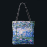Monet - Waterlelies, 1919, roze Tote Bag<br><div class="desc">Claude Monets schilderij Waterlelies (roze) uit 1919,  tote tas.</div>