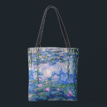 Monet - Waterlelies, 1919, roze Tote Bag<br><div class="desc">Claude Monets schilderij Waterlelies (roze) uit 1919,  tote tas.</div>