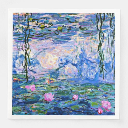 Monet - Waterlelies, 1919 Servetten (Voorkant)