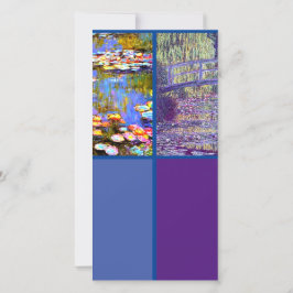 Monet, Waterlelies, Art Bladwijzer Kaart