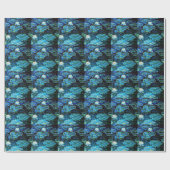 Monet - Waterlelies (blauw)  Cadeaupapier (Vlak)