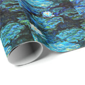 Monet - Waterlelies (blauw)  Cadeaupapier (Rol Hoek)