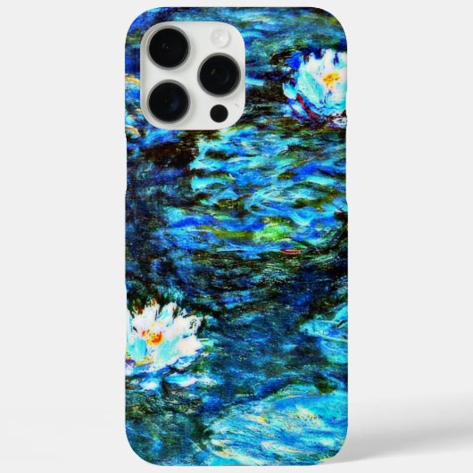Monet - Waterlelies (blauw) Case-Mate iPhone Case (Achterkant)