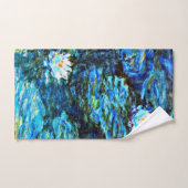 Monet - Waterlelies, Blauw Handdoek (Handdoek)