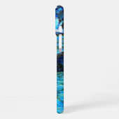 Monet - Waterlelies (blauw) iPhone Hoesje (Linkerkant)
