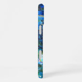 Monet - Waterlelies (blauw) iPhone Hoesje (Rechterkant)