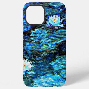 Monet - Waterlelies, Blauw iPhone 12 Pro Max Hoesje