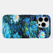 Monet - Waterlelies (blauw) iPhone Hoesje (Achterkant horizontaal)