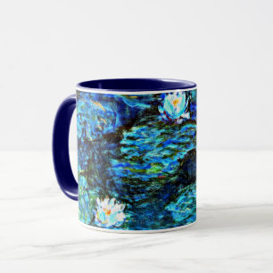 Monet - Waterlelies, Blauw Mok