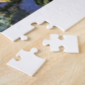 Monet - Waterlelies, Blauwe Indigo Legpuzzel (Zijkant)