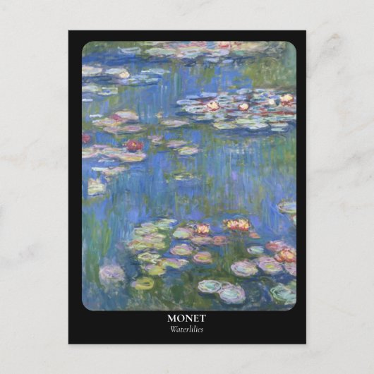 MONET / Waterlelies Briefkaart (Voorkant)