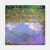 Monet - Waterlelies, De Wolken, Magneet (Voorkant)