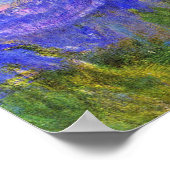 Monet - Waterlelies en Agapanthus Poster (Hoek)