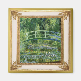Monet Waterlelies en Bridge Masterpiece Magnet