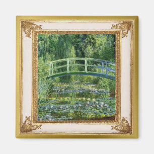 Monet Waterlelies en Bridge Masterpiece Magnet